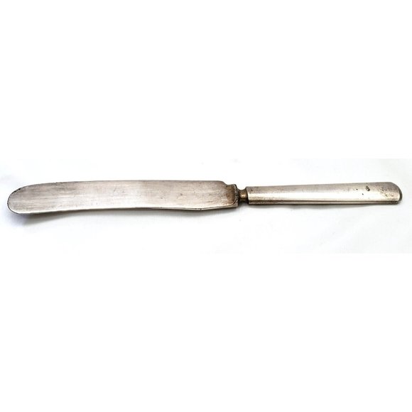 Benedict Mfg Co DINNER FORK & BUTTER KNIFE silver plate12 dwt VINTAGE silverware - Picture 7 of 8